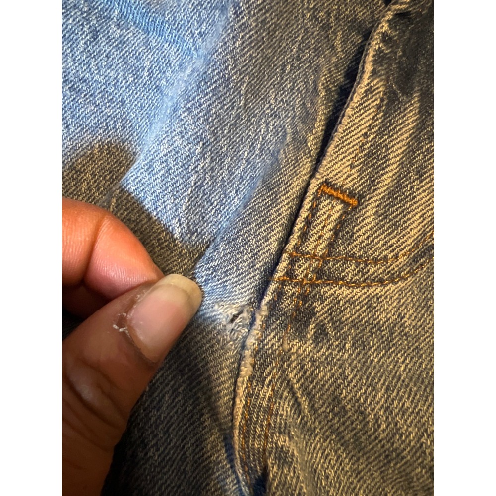 Madewell The Perfect Vintage Jean Distressed Frayed Hem Medium Wash Size 26P - Picture 8 of 8